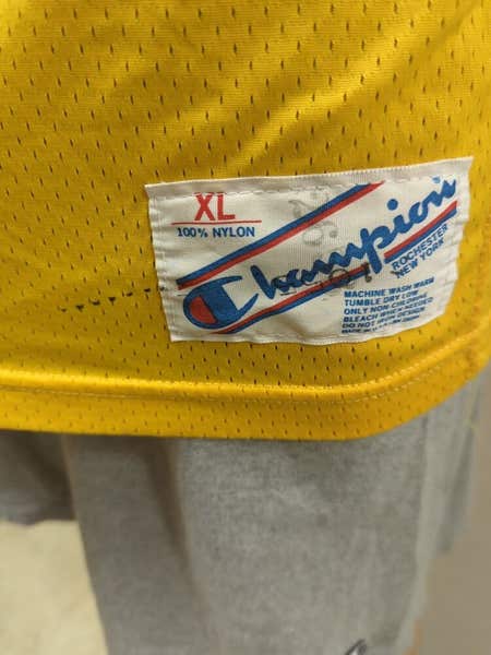 トップス 80's Champion football T VTG Rare 80's Champion Rochester NY Sonic Football Jersey