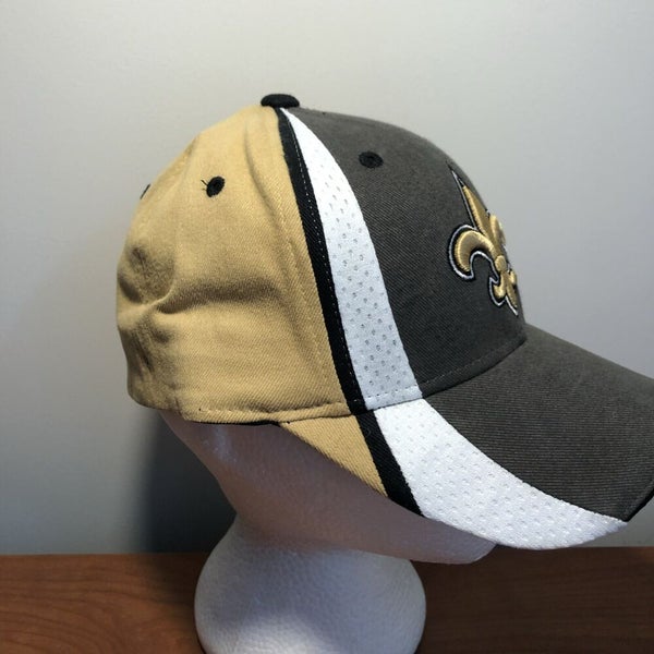 New Orleans Saints Cap Hat Adult Snap Back Black Gold OSFA NFL Team Apparel  |