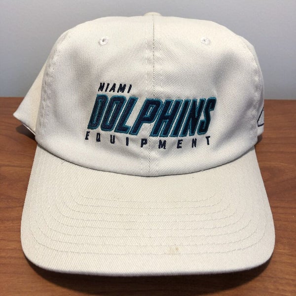 Miami Dolphins Reebok On Field Retro Size 7 Fitted Cap Hat Vintage Logo RARE