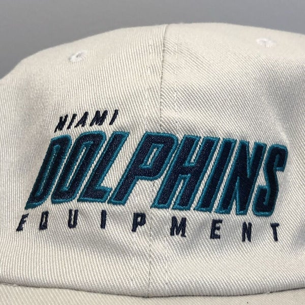 Miami Dolphins Baseball Men's Cap Fitted Hat 7” Reebok Wool Green NFL Old  Logo