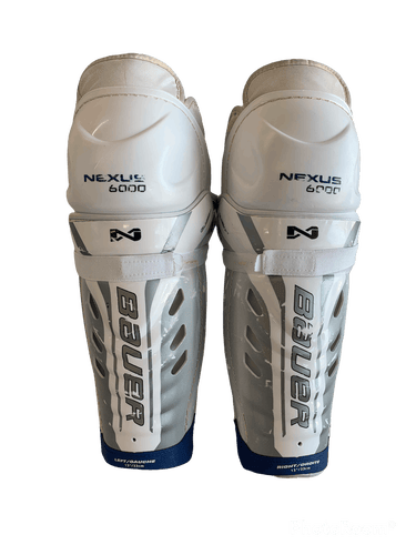 Used Bauer Nexus 6000 13" Hockey Shin Guards
