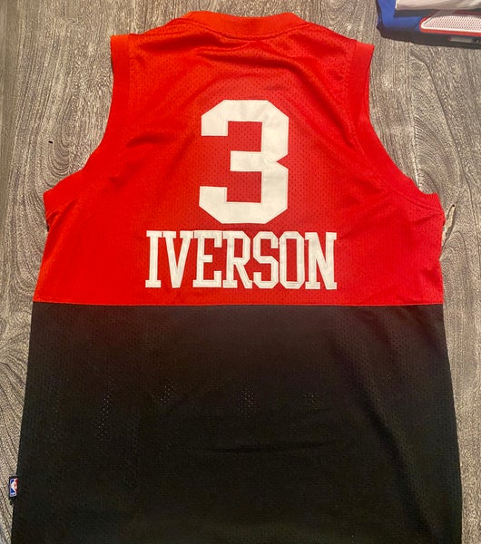 Philadelphia 76ers Allen Iverson Black Retro Vintage Jersey