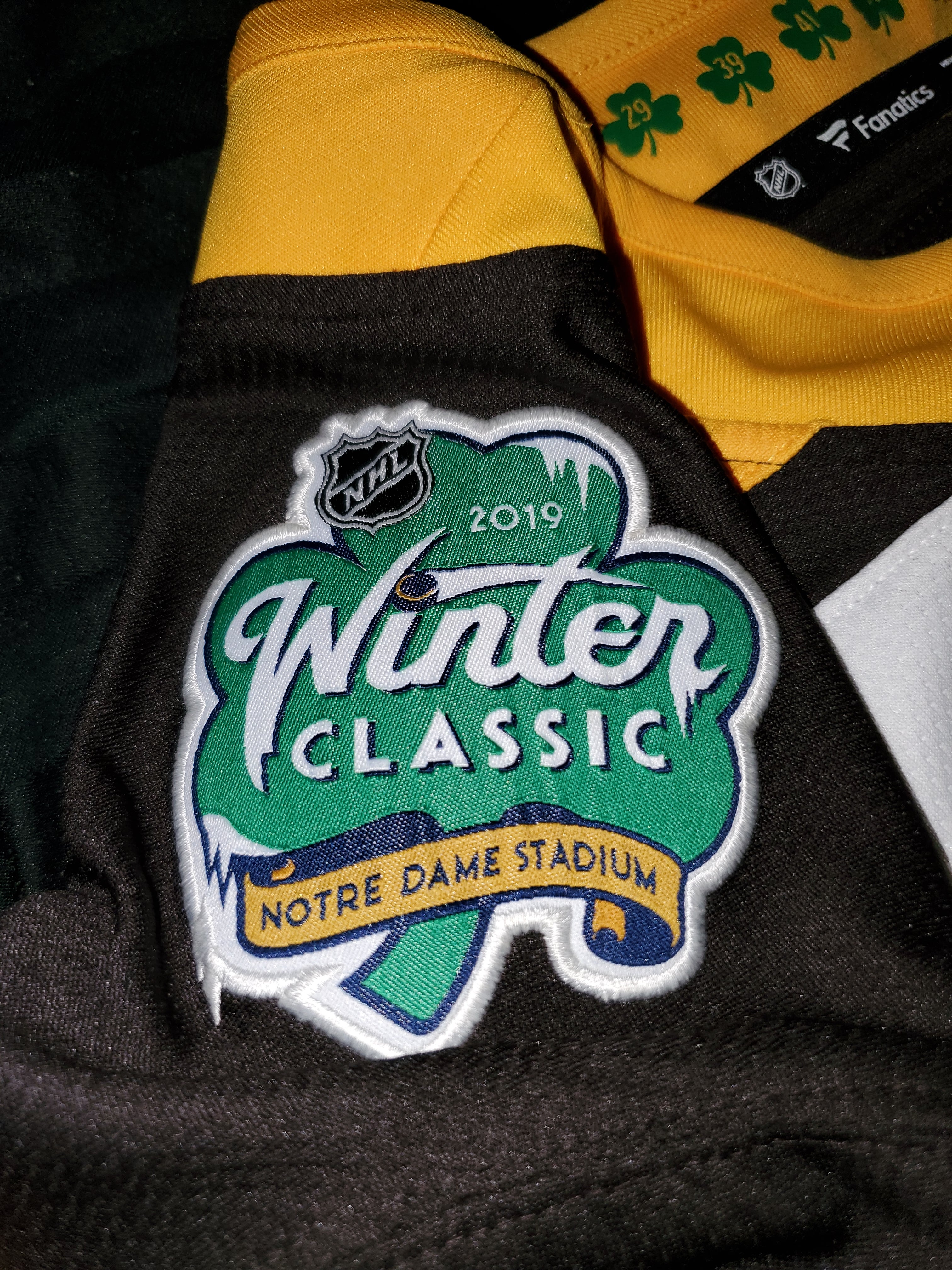 Fanatics Boston Bruins 2019 Winter Classic Replica Jersey