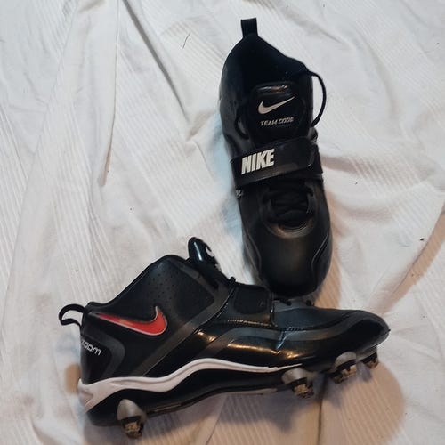 NIKE ZOOM CODE D FOOTBALL CLEATS MENS 10 M SPIKES SHOES MID TOP
