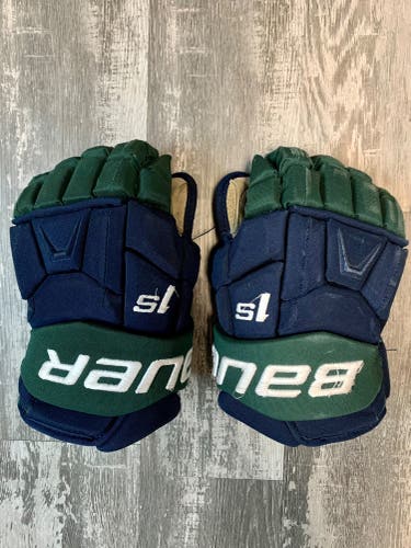 Used Bauer 13" Pro Stock Supreme 1S Gloves
