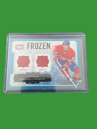 NHL Lars Eller Montreal Canadiens 2013-14 Upper Deck Frozen Artifacts Jersey Hockey Card