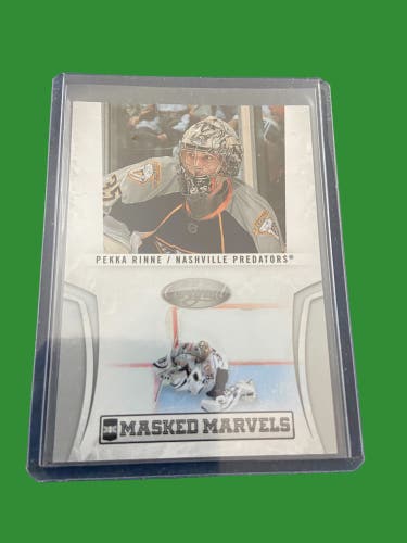 NHL Pekka Rinne Nashville Predators Panini Certified Masked Marvels Insert #257/500 Hockey Card