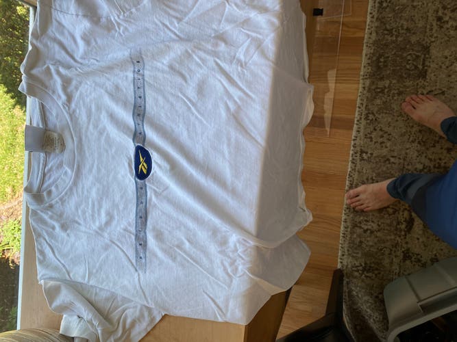Rare Vintage White Used Medium Reebok Shirt