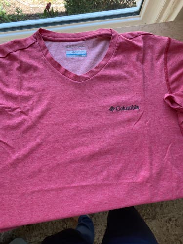 Pink Used Medium Columbia Shirt