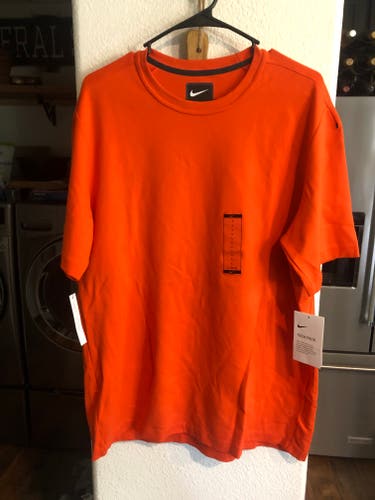 NEW Nike Sportswear Tech Pack Orange t-shirt (Large)