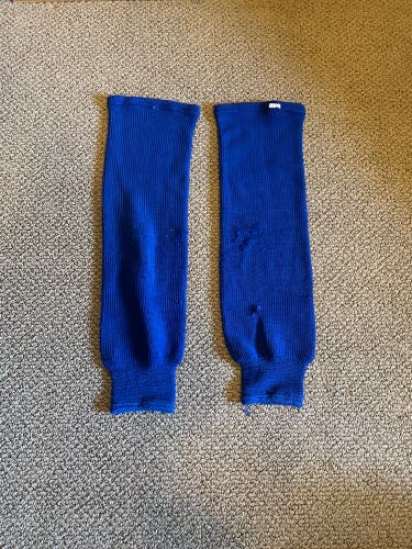 Men’s Adults Royal Blue Knit Hockey Socks size L/XL