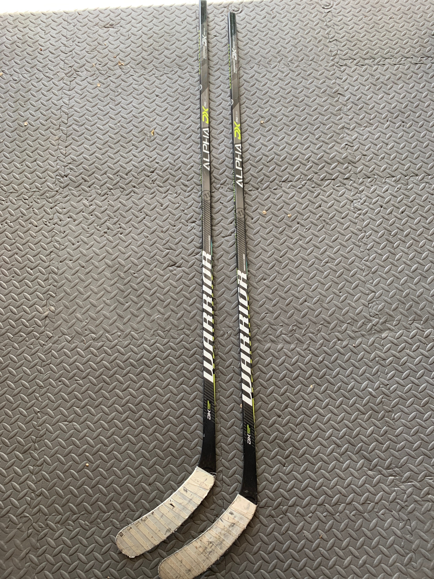 Senior Used Left Hand Warrior Alpha DX Pro Team Hockey Stick W03 Pro Stock