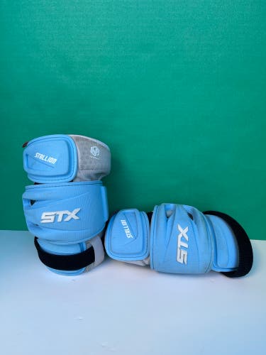 UNC Player Issued STX Stallion 500 Arm Pads Carolina Blue