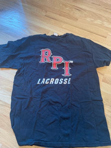 Black RPI Lacrosse Shirt