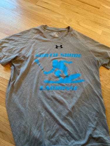 Gray Lacrosse Under Armour Shirt