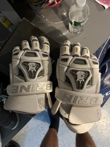 Used Player's Brine 13" King IV Lacrosse Gloves