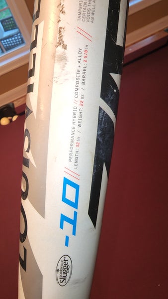 Used 2020 Louisville Slugger Hybrid Select 718 Bat (-10) 22 oz 32"
