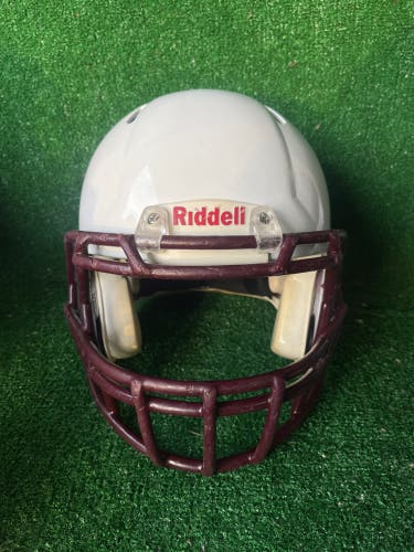 Adult Medium - Riddell Speed Football Helmet - White