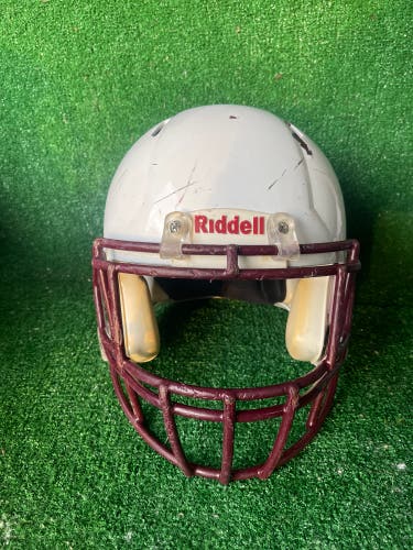 Adult Medium - Riddell Speed Football Helmet - White