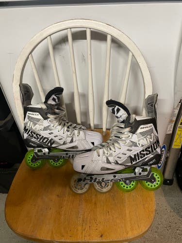 Used Mission Wide Width Size 5.5 Inhaler WM03 Inline Skates