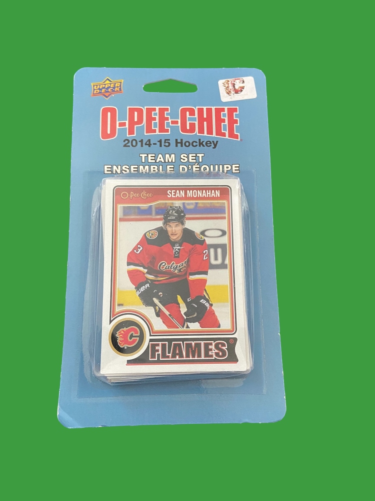 NHL Calgary Flames 201415 Upper Deck O-Pee-Chee Team Set Hockey Card Pack