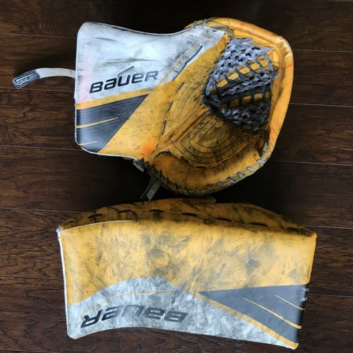 QMJHL Pro Stock Bauer Ultrasonic Pro Glove & Blocker Set