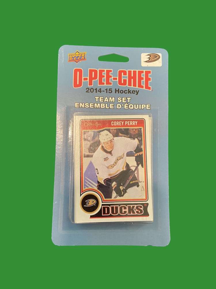 NHL Anaheim Ducks 2014-15 Upper Deck O-Pee-Chee Team Set Hockey Card Pack