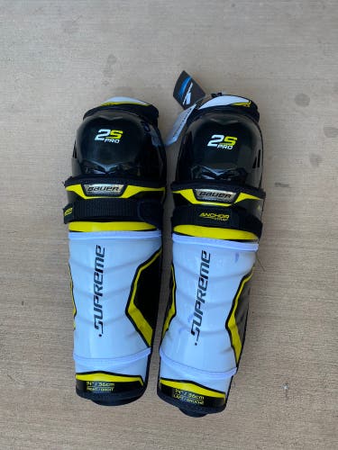 New Bauer Supreme 2S Pro Senior Size 14” Shin Pads