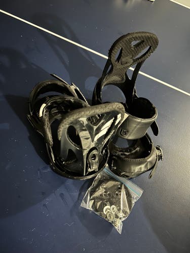 Used Large Burton Freestyle Snowboard Bindings