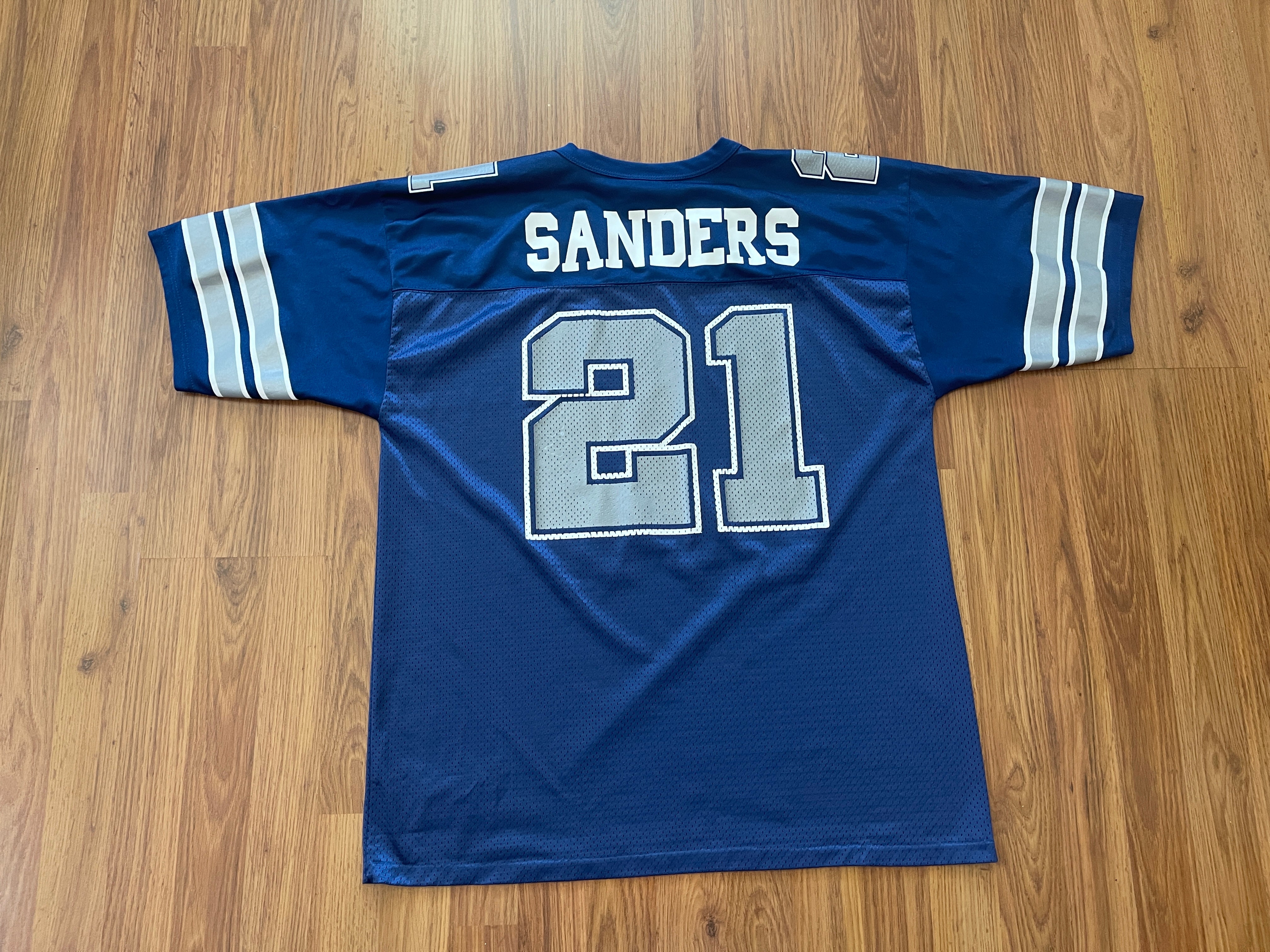 Nike, Shirts, Deion Sanders Dallas Cowboys Nfl Football Nike Vintage Away  Jersey Mens Xl