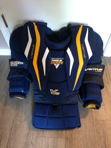 Used XL Vaughn Pro Stock Ventus LT98 Goalie Chest Protector