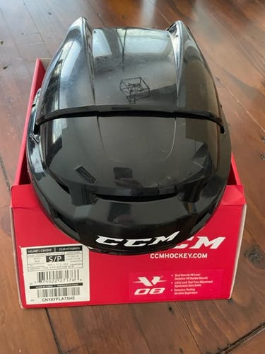 New Small CCM Vector V08 Helmet Pro Stock