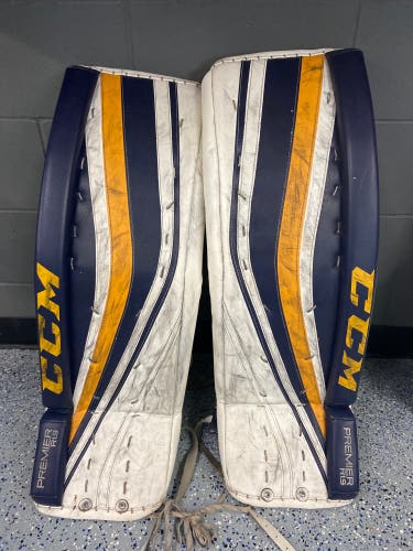 Used 34" CCM Premier R1.9 Goalie Leg Pads
