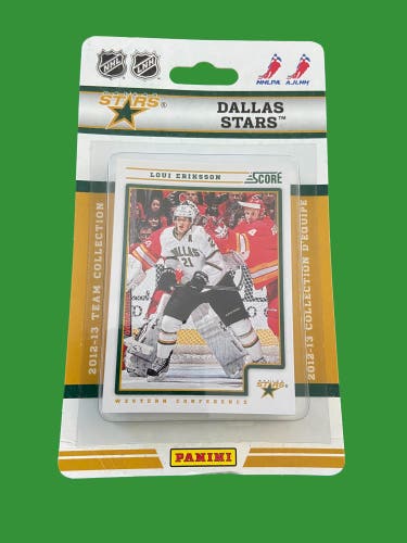 NHL Dallas Stars 2012-13 Panini Score Team Set Hockey Card Factory Pack