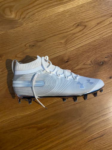 White Adult Size Men's 10.5 (W 11.5) Under Armour Cleats