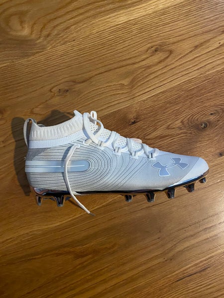 White Adult Size Men's 10.5 (W 11.5) Under Armour Cleats