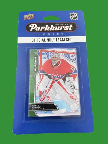 NHL Montreal Canadiens 2016-17 Panini Parkhurst Team Set Hockey Card Factory Pack