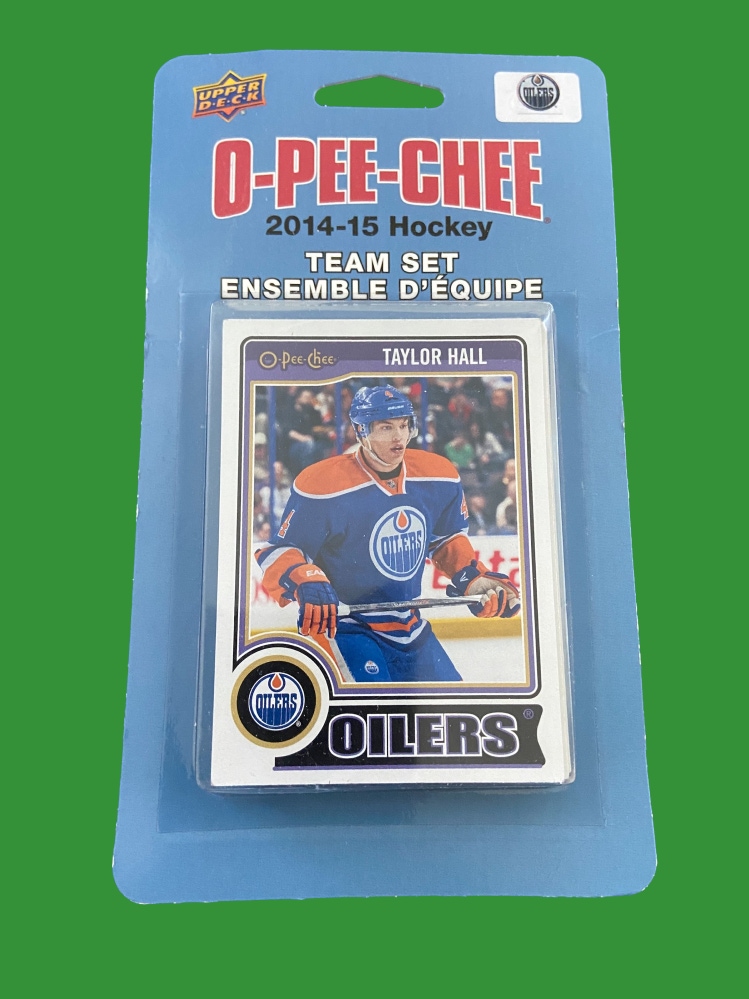 NHL Edmonton Oilers 2014-15 Upper Deck O-Pee-Chee Team Set Hockey Card Factory Pack