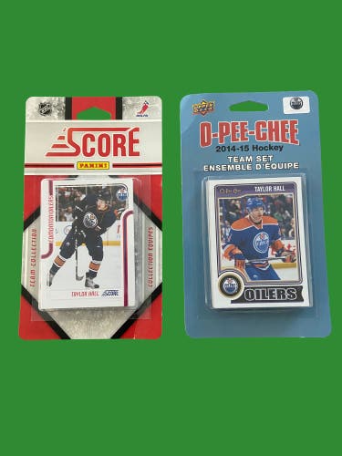 NHL Edmonton Oilers Team Set Hockey Card Packs * Bundle of 2 Team Sets