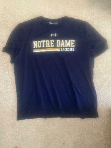 Notre Dame Lacrosse UA Shirt #13