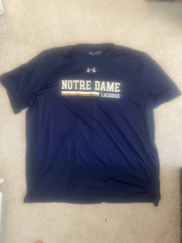 Notre Dame Lacrosse UA Shirt #10