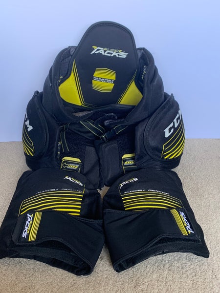 Senior Used Medium CCM Super Tacks Girdle Hockey Pants Pro Stock