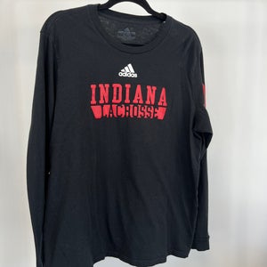 Indiana Lacrosse Adidas Team Issued Long Sleeve