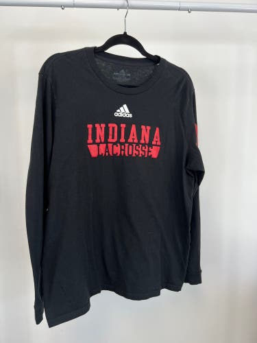 Indiana Lacrosse Adidas Team Issued Long Sleeve