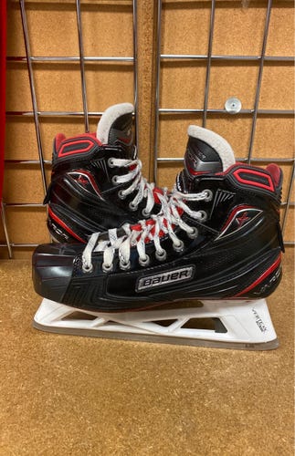 Bauer Vapor 1X Used Senior Size 10.5 Hockey Goalie Skates