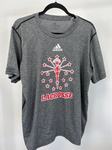 Indiana Lacrosse Adidas Team Issued T-Shirt