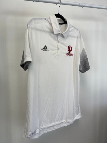 Indiana Lacrosse Adidas Team Issued Polo
