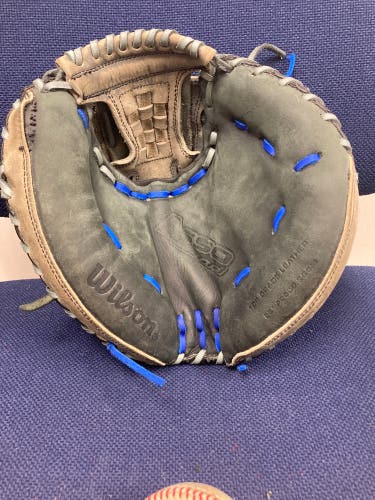 Re-laced/reconditioned Wilson A650 Youth Catchers Mitt