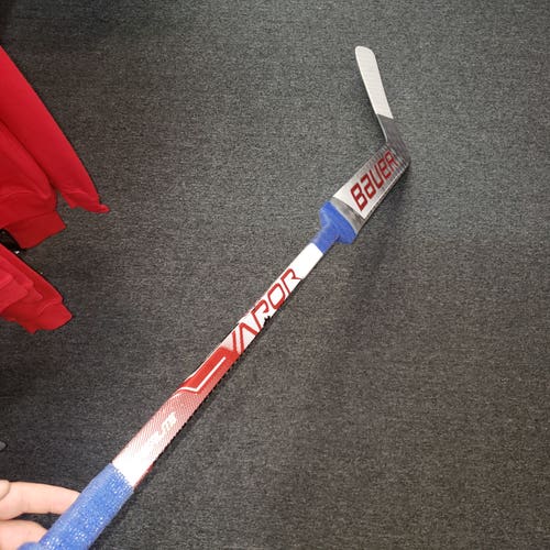 Used Senior Bauer Supreme 2S Pro Goalie Stick 25" Paddle dressed as Hyperlite