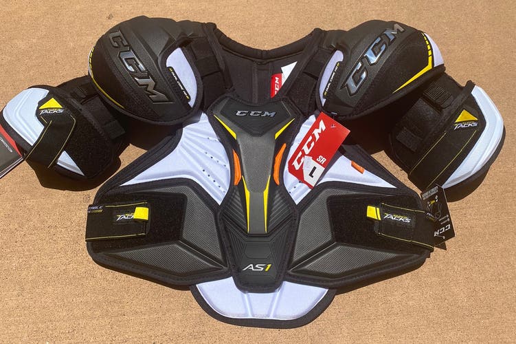 New Senior Large CCM Super Tacks AS1 Shoulder Pads
